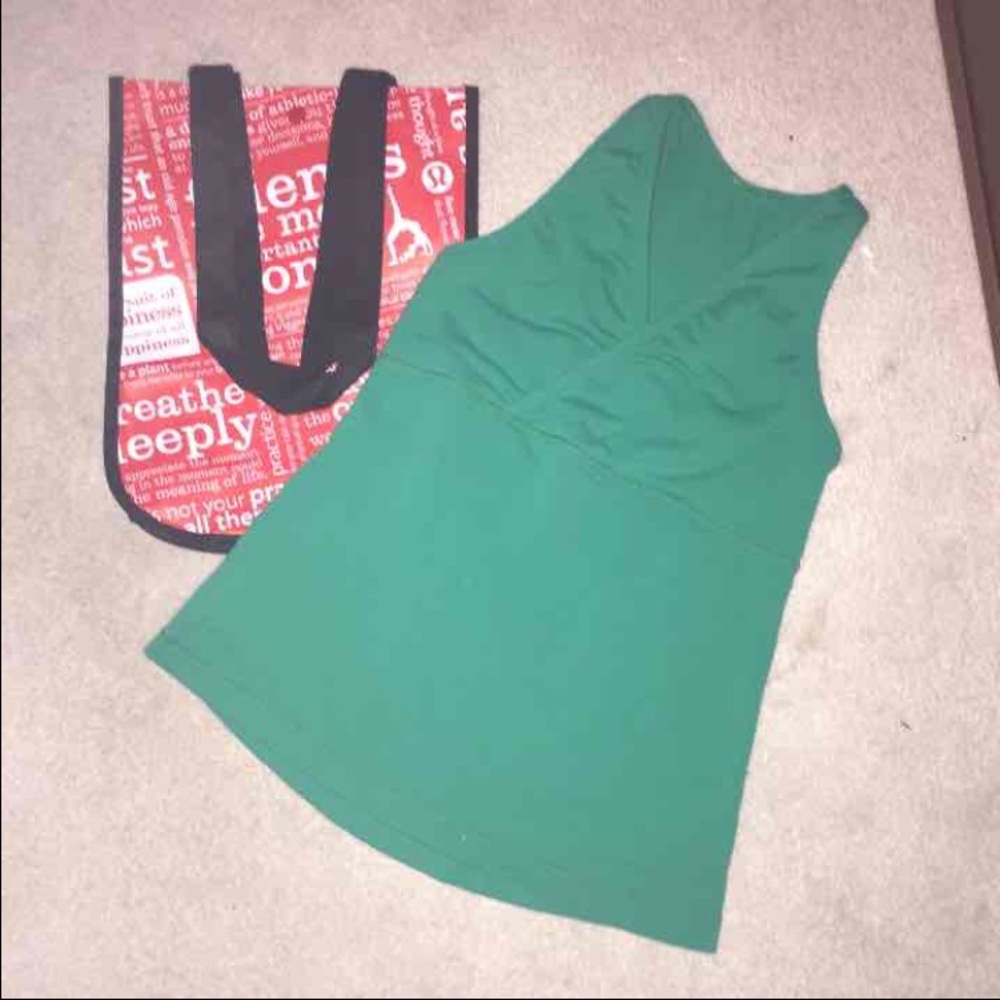 Lululemon Tank and Bag